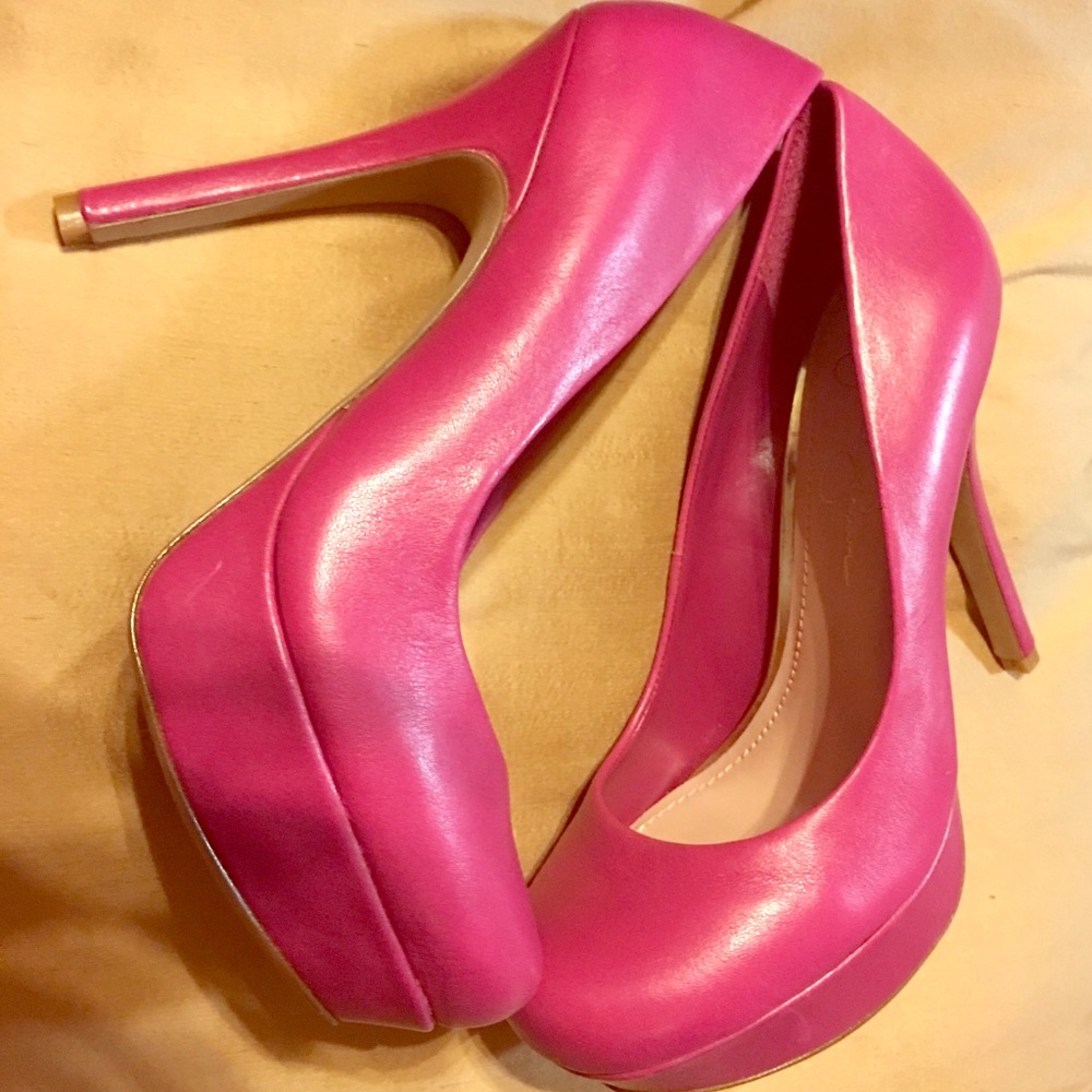 Jessica Simpson Bermuda Pink Heels